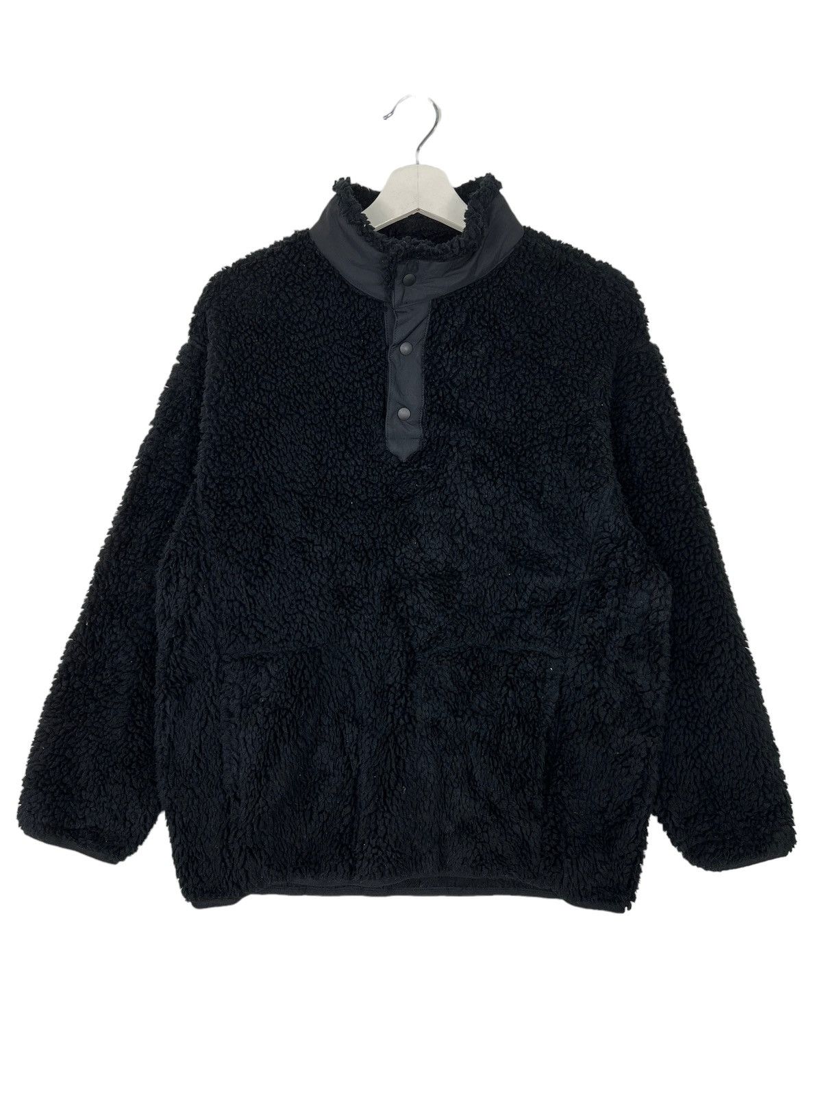 White Mountaineering 🔥 Medium Fleece Oversized Long-Sleeve Pullover Jacket Size US M / EU 48-50 / 2 - 2 Thumbnail