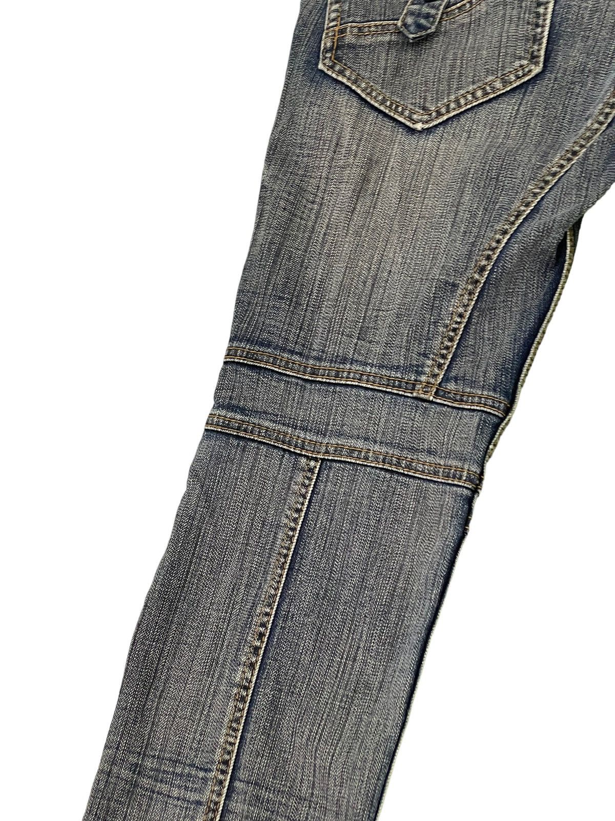 Japanese Brand Slim Jeans Hideaways Nicole Stretch Low Rise 5🟦8 Size US 30 / EU 46 - 6 Thumbnail