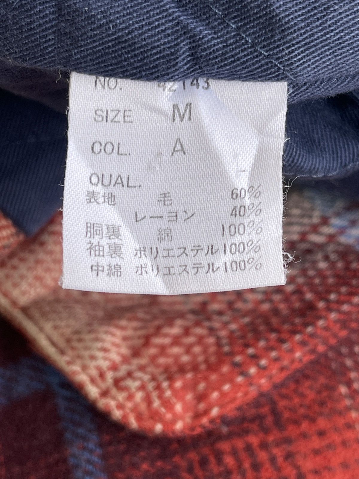 Japanese Brand Vintage Recipro Red Tartan Oversized Jacket Size US M / EU 48-50 / 2 - 9 Thumbnail
