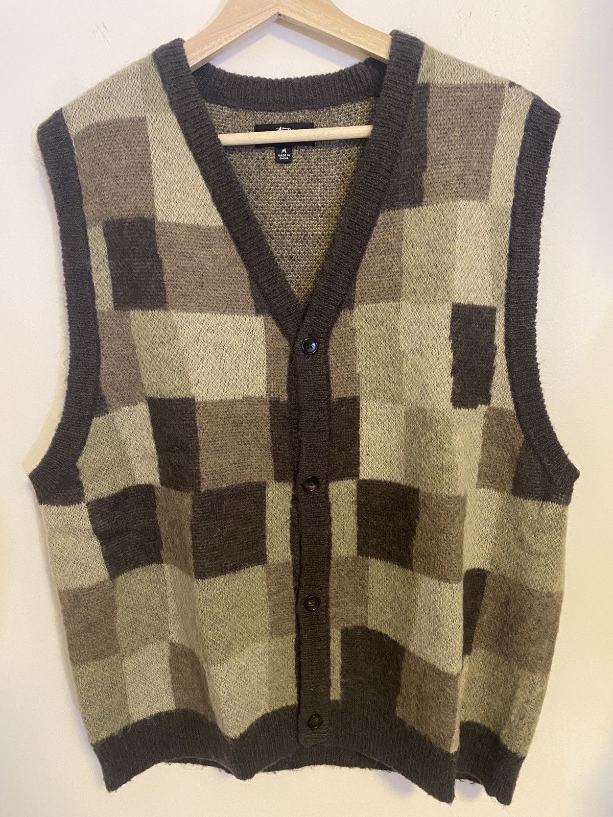 Stussy Stüssy Wobbly Check Sweater Vest | Grailed