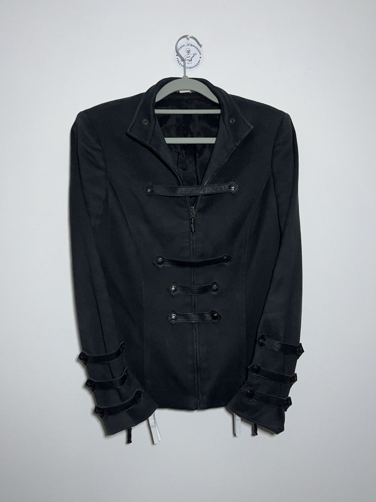 image of Archival Clothing Versace Archive Bondage Jacket 1990S Leather Straps in Black, Women's (Size Small