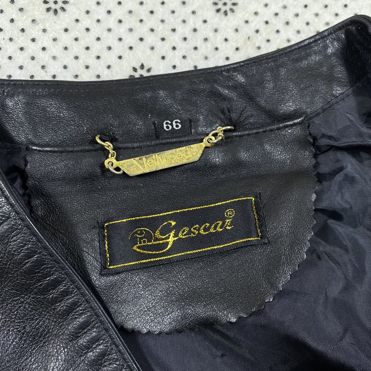 Genuine Leather Vintage Ladies Genuine Leather Vest By Velwood Size S / US 4 / IT 40 - 5 Thumbnail