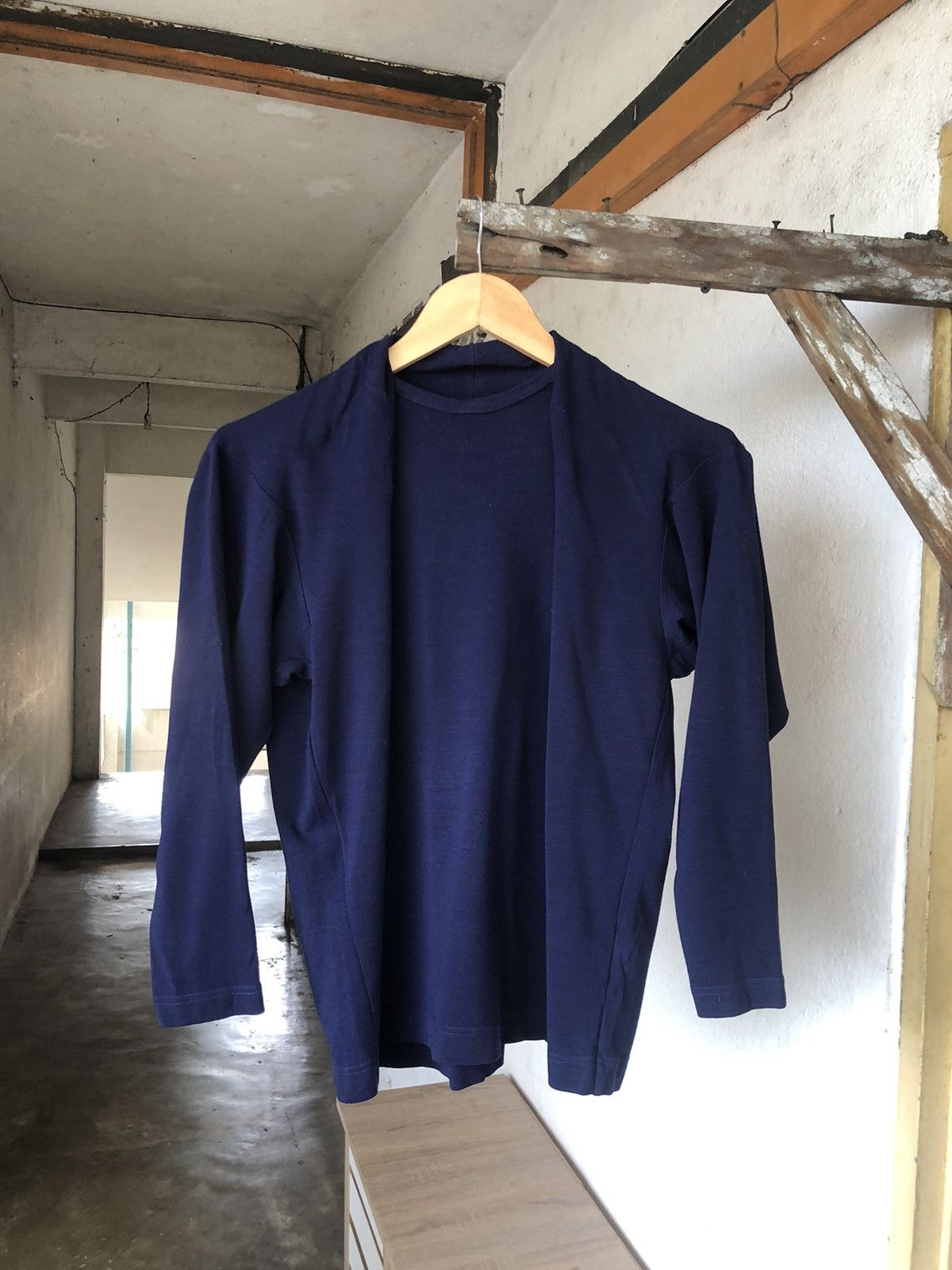 Issey Miyake Vintage 80s Issey Miyake Long Sleeve Shirt Size M / US 6-8 / IT 42-44 - 16 Thumbnail