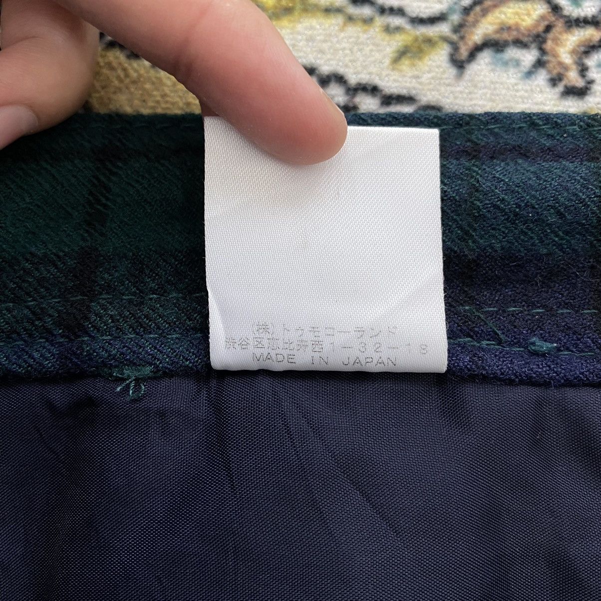 Japanese Brand × Tomorrowland TOMORROWLAND Japanese Brand Check Tartan Straight Cut Casual Size US 32 / EU 48 - 8 Thumbnail