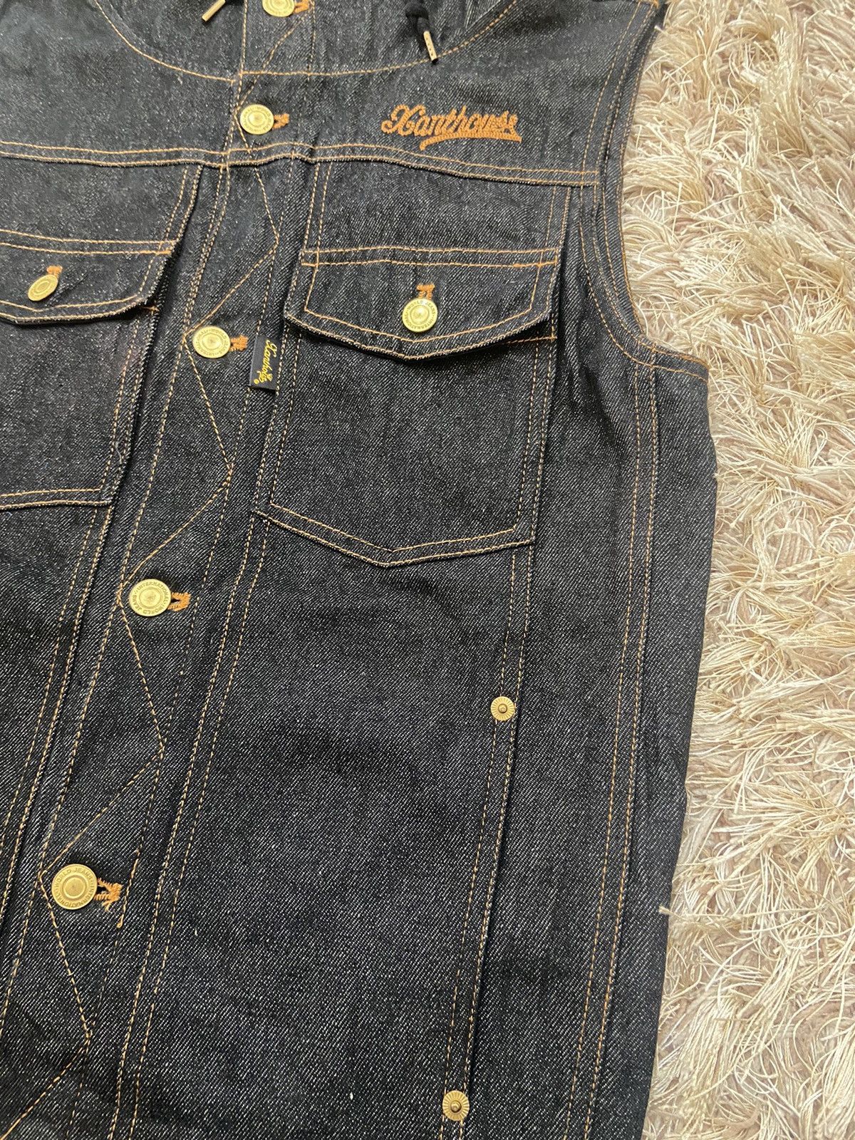 Japanese Brand Xanthous Denim Blue Stylish Jacket Size M / US 6-8 / IT 42-44 - 5 Thumbnail