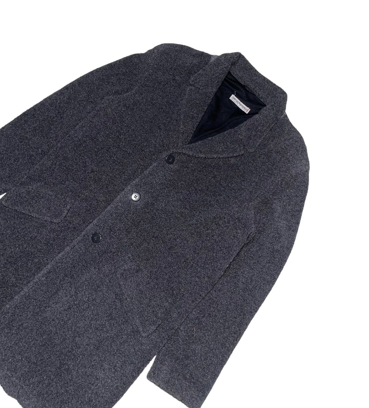 Armani Emporio Armani Wool Long Coat Jacket Size US M / EU 48-50 / 2 - 7 Thumbnail
