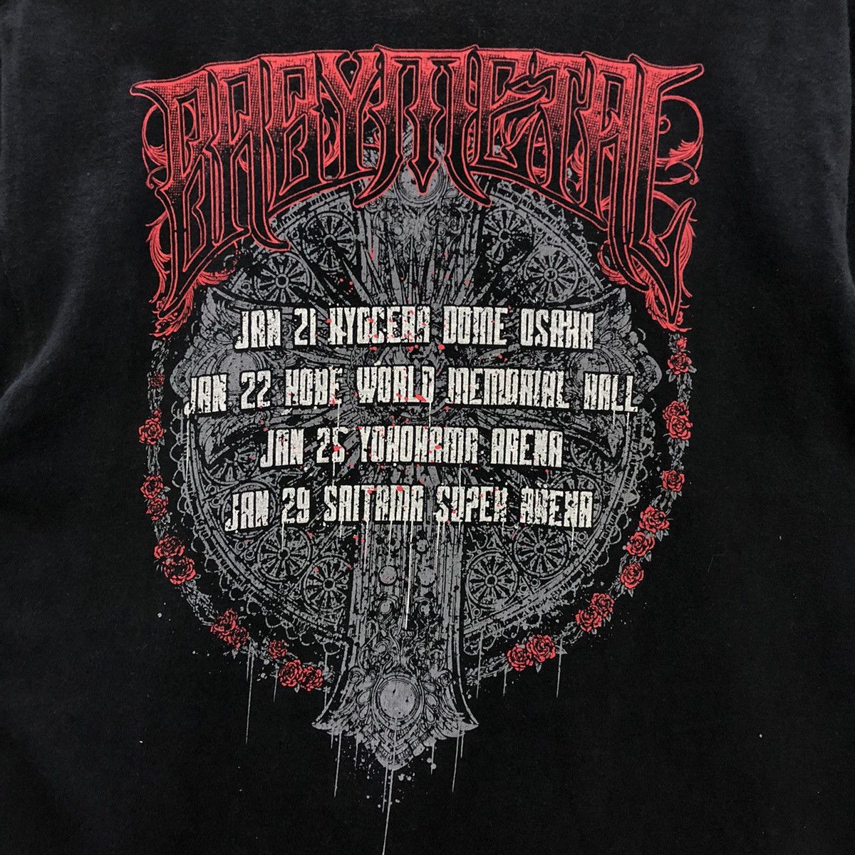 Band Tees Baby Metal Japanese Band Tour Tshirt Size US XL / EU 56 / 4 - 8 Thumbnail