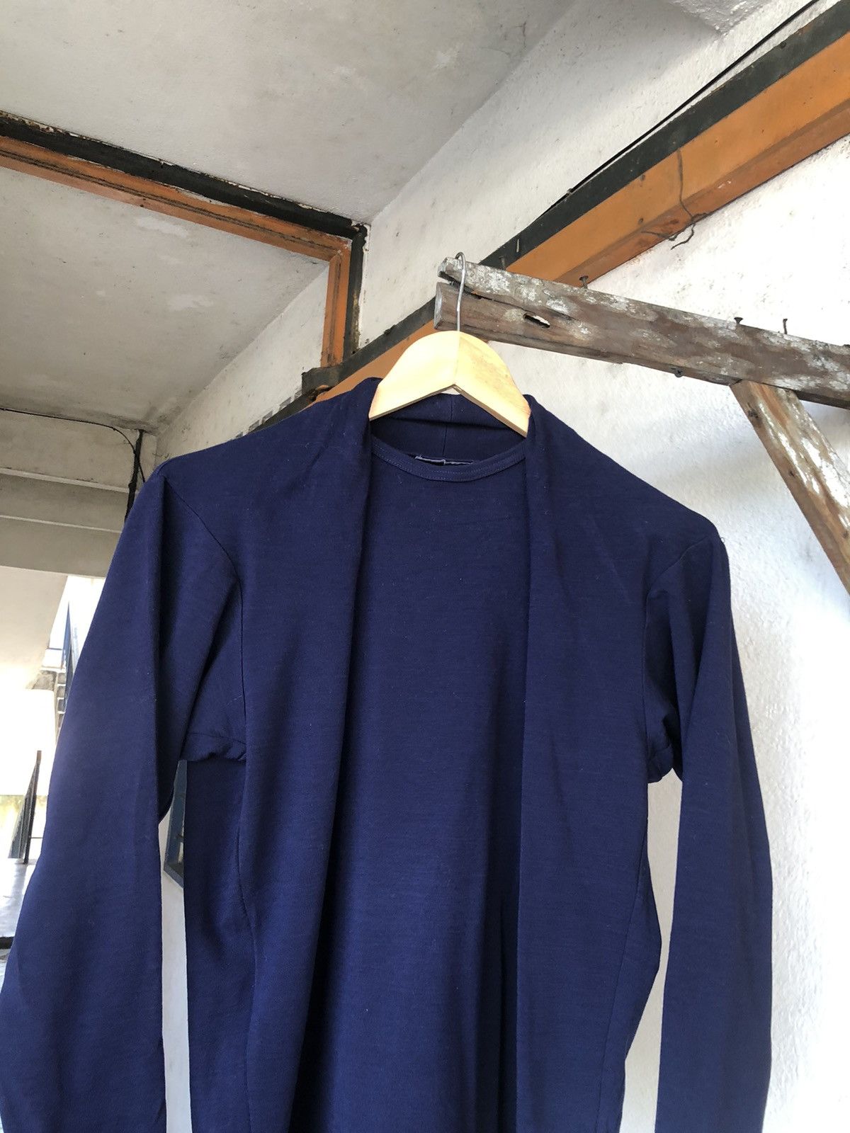 Issey Miyake Vintage 80s Issey Miyake Long Sleeve Shirt Size M / US 6-8 / IT 42-44 - 4 Thumbnail