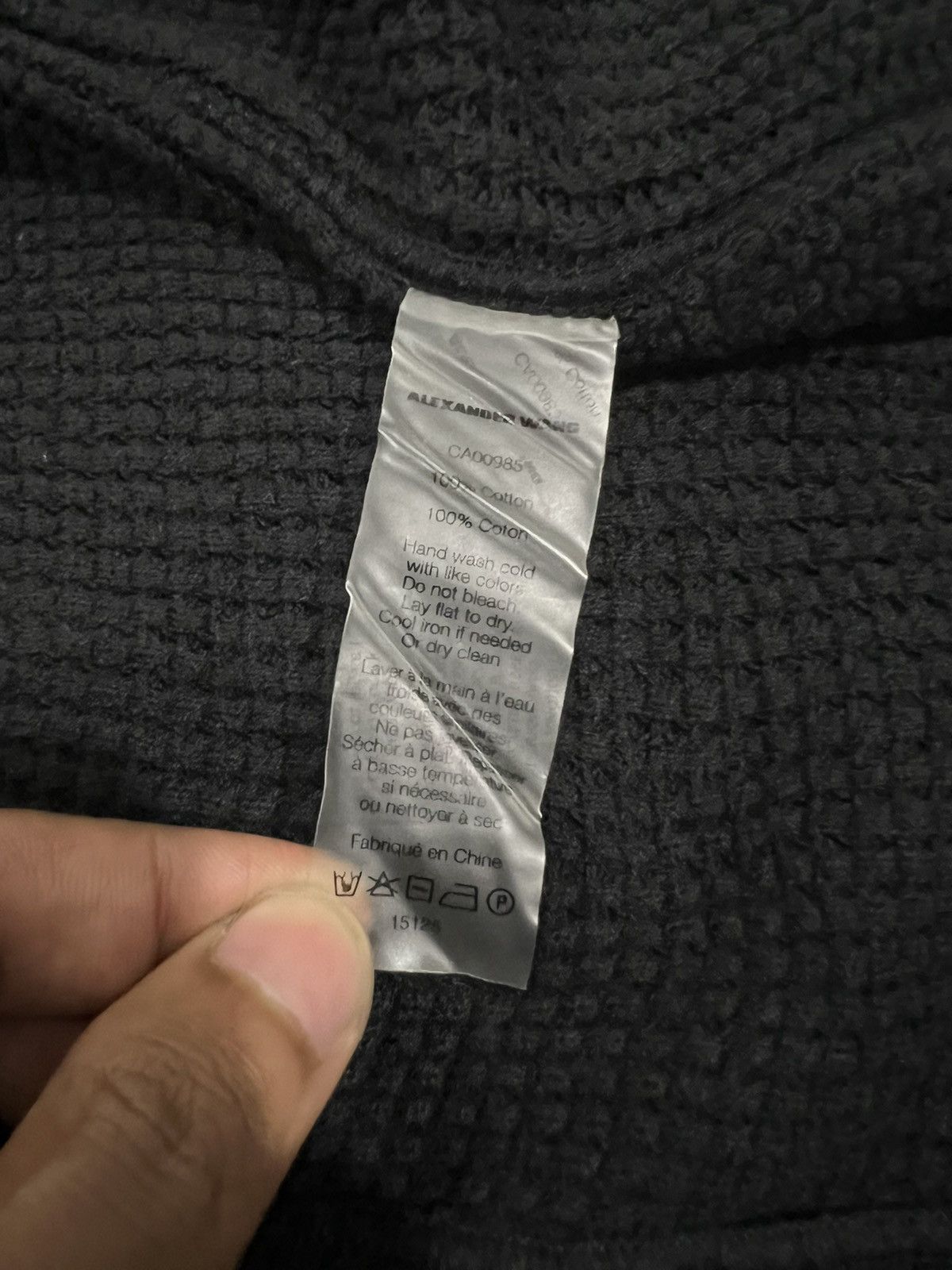 Alexander Wang GRAIL🔥FW13 Alexander Wang Elongated Sleeve Waffle Sweater Size US M / EU 48-50 / 2 - 6 Thumbnail