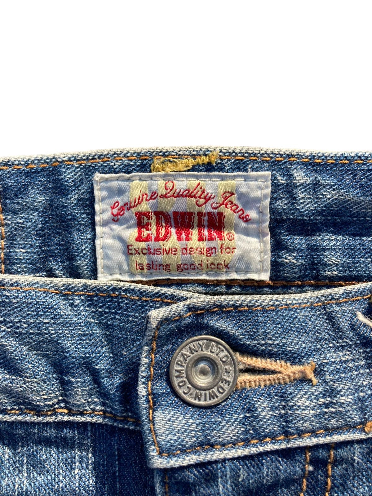 Edwin Vintage Y2K Edwin Straight Kaihara Jeans Size US 30 / EU 46 - 10 Thumbnail