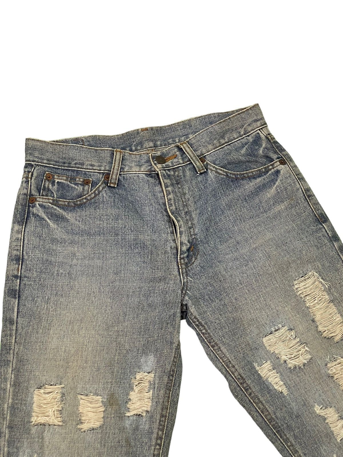 Japanese Brand Flare Jeans Vtg Bobson Japan Distress Boot Cut 6🟦1 Size US 30 / EU 46 - 8 Thumbnail