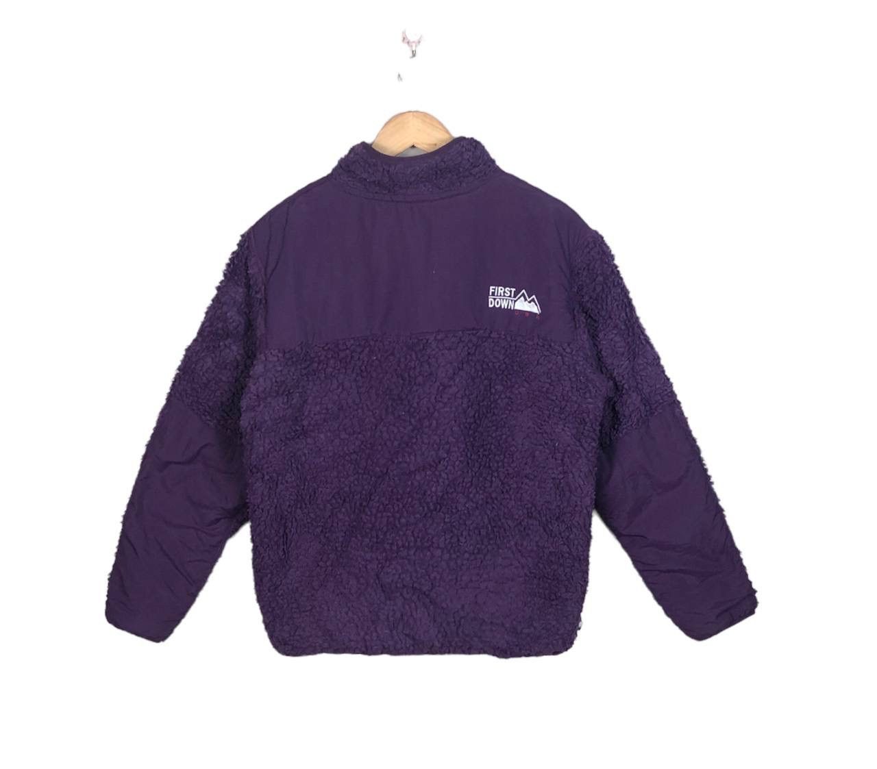 Japanese Brand Crazy Vintage First Down USA Pile Sherpa Boa Jacket Purple Size US M / EU 48-50 / 2 - 2 Thumbnail