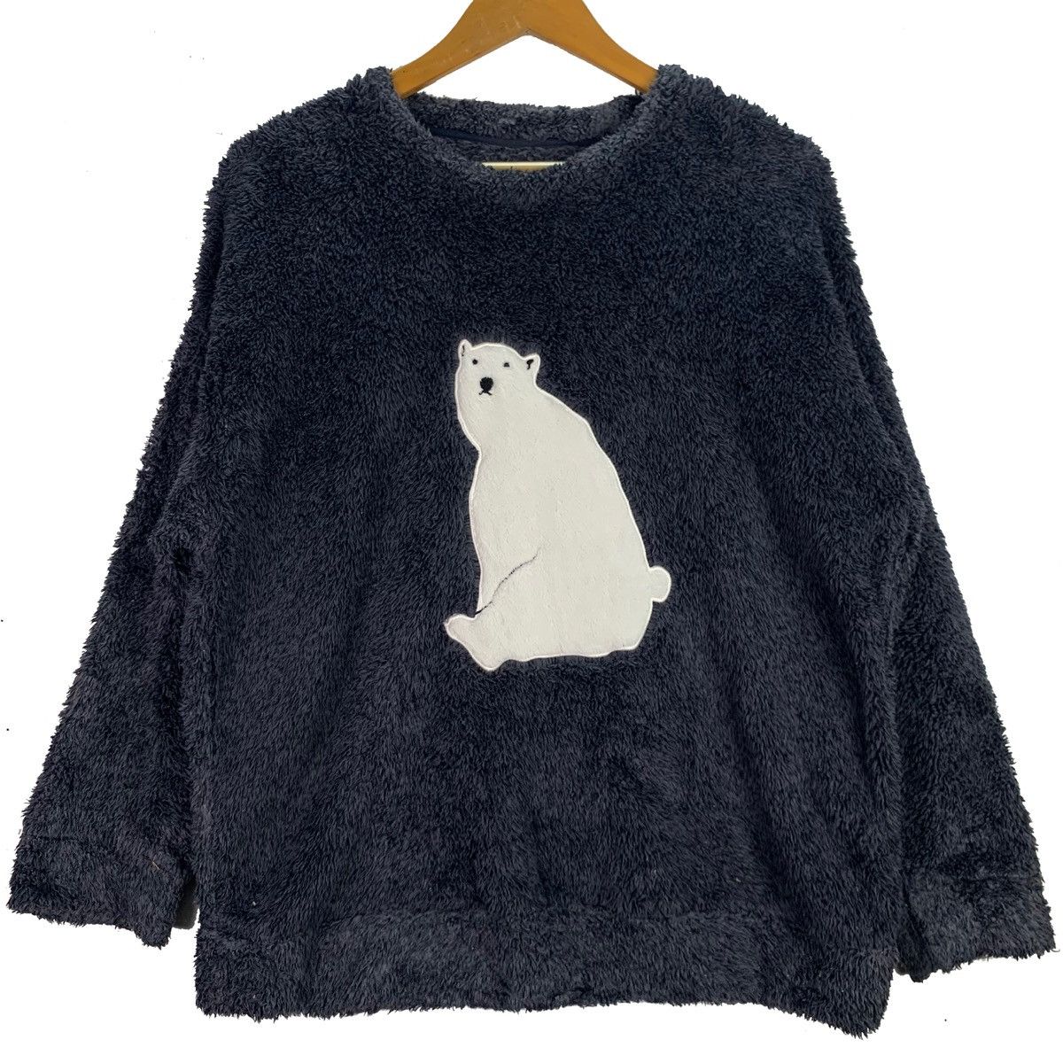 GU × Uniqlo × Vintage Gu Uniqlo Fleece Sweatshirt Size XL / US 12-14 / IT 48-50 - 1 Thumbnail