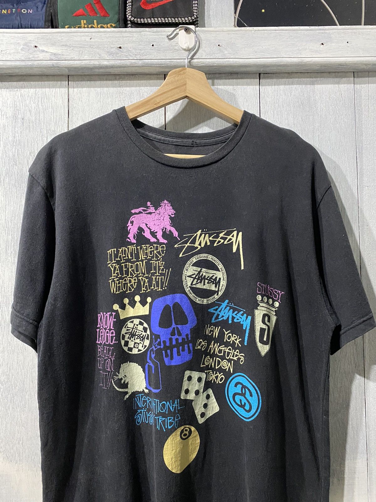 Stussy × Vintage Vintage Stussy Tshirt Size US L / EU 52-54 / 3 - 3 Thumbnail