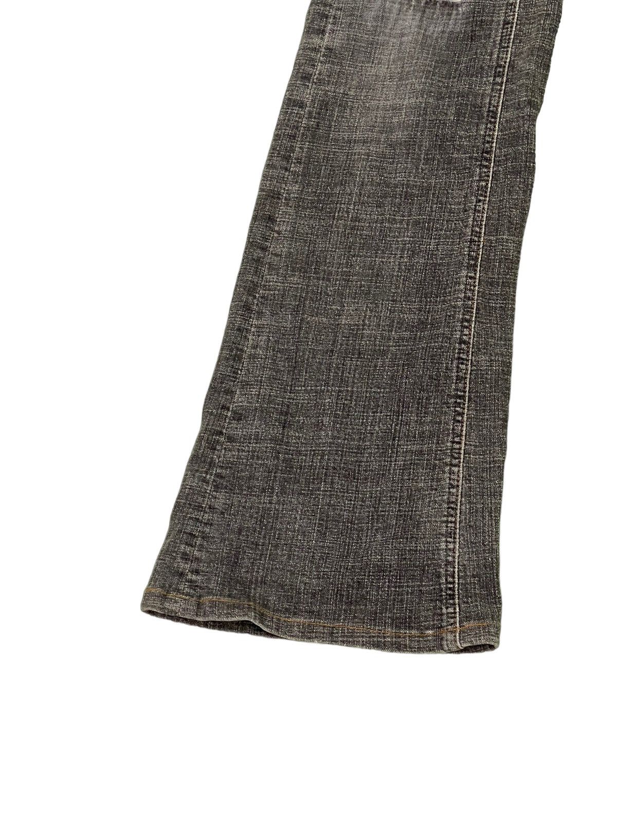 Japanese Brand Flare Jeans Ideo Japan Distress Stretch Boot Cut 6🟦1 Size US 31 - 5 Thumbnail