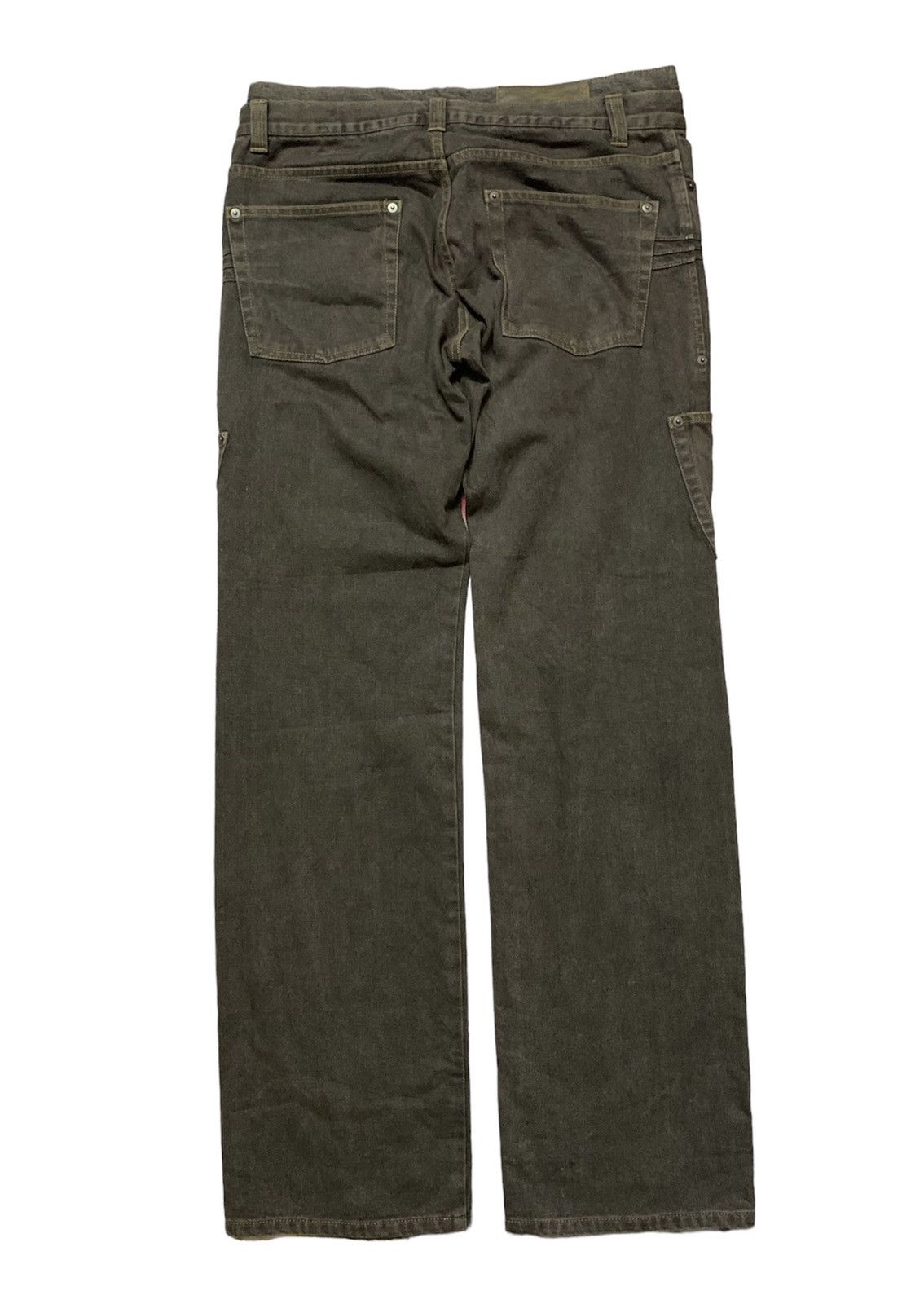 Double Waist Japanese Brand ROCKETS Front Pocket Denim