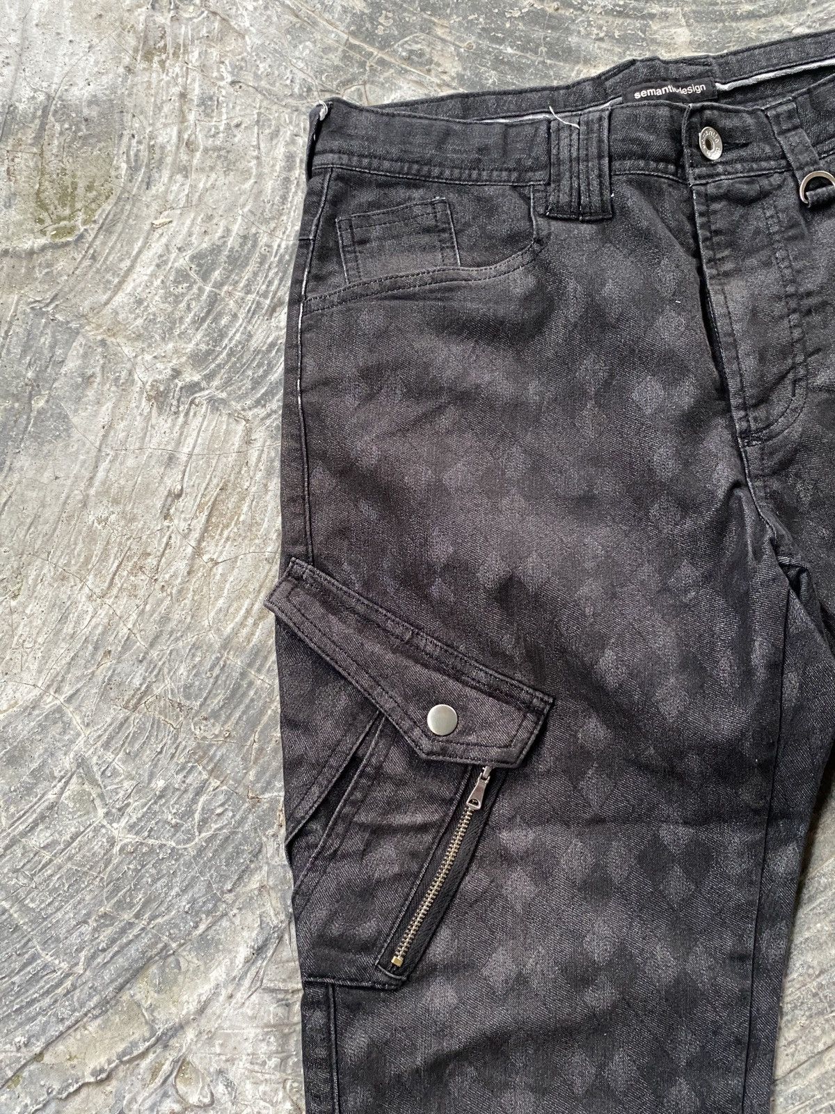 Japanese Brand 🔥SALE🔥Japanese Semantic Design Checks Multipocket Cargo pant Size US 30 / EU 46 - 7 Thumbnail