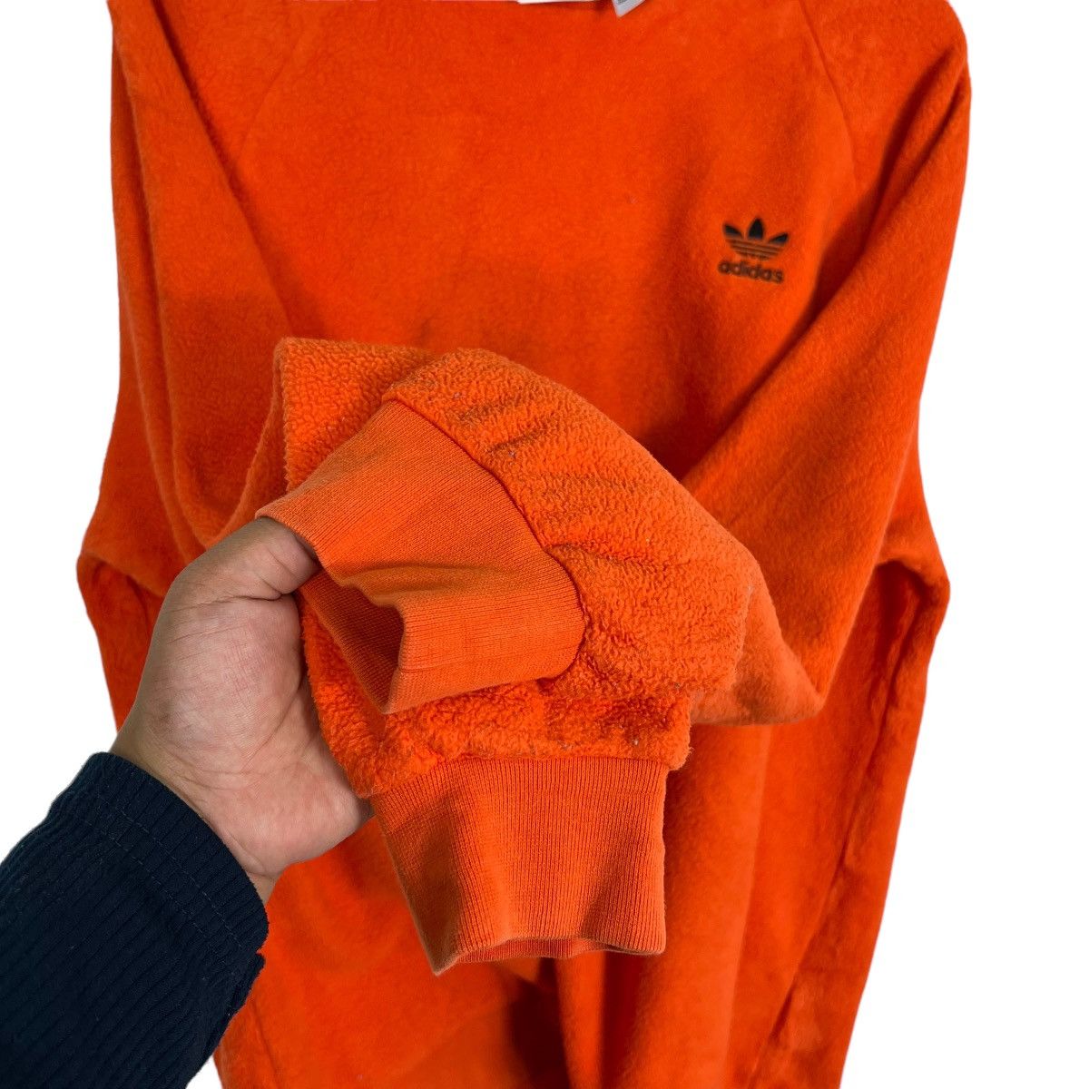 Adidas 🔥 ADIDAS FLEECE BIG LOGO Size US M / EU 48-50 / 2 - 6 Thumbnail