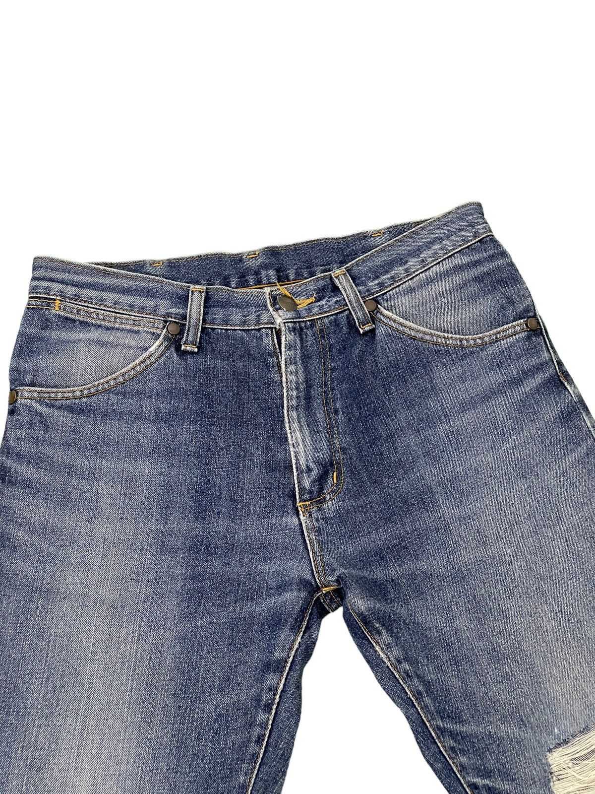 Japanese Brand Flare Jeans Vtg Wrangler Japan Distress Bell Bottom 6🟦0 Size US 30 / EU 46 - 8 Thumbnail