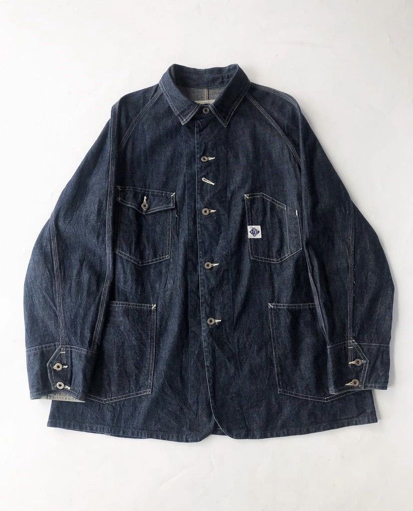 Vintage Vintage Post Overalls Chore Denim Jacket | Grailed