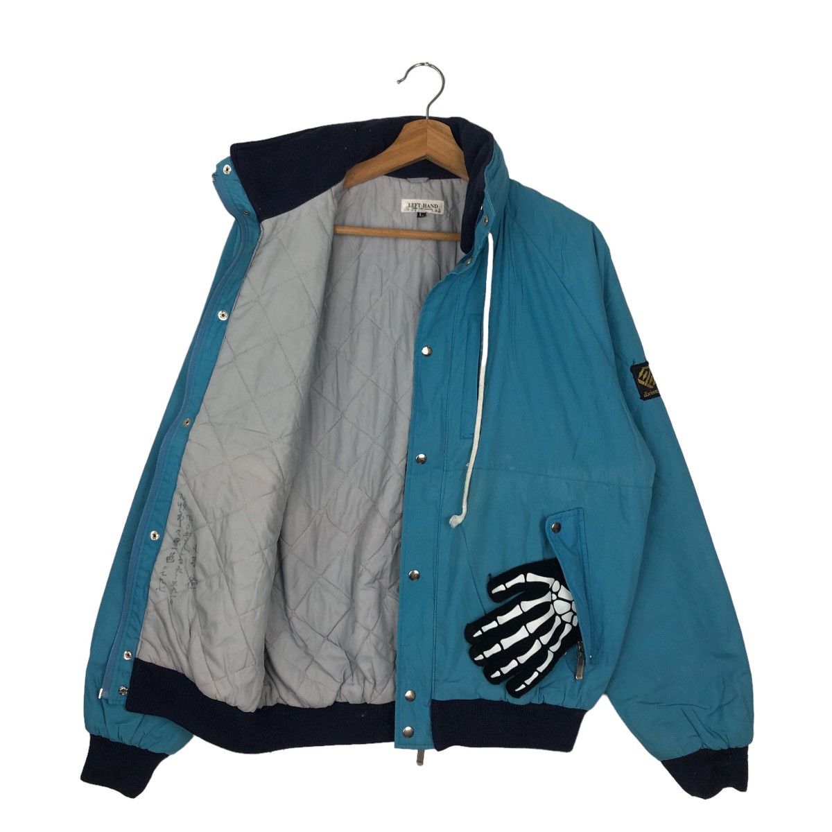 Japanese Brand VINTAGE LEFT-HAND BOMBER JACKET JAPAN MADE Size US L / EU 52-54 / 3 - 8 Thumbnail