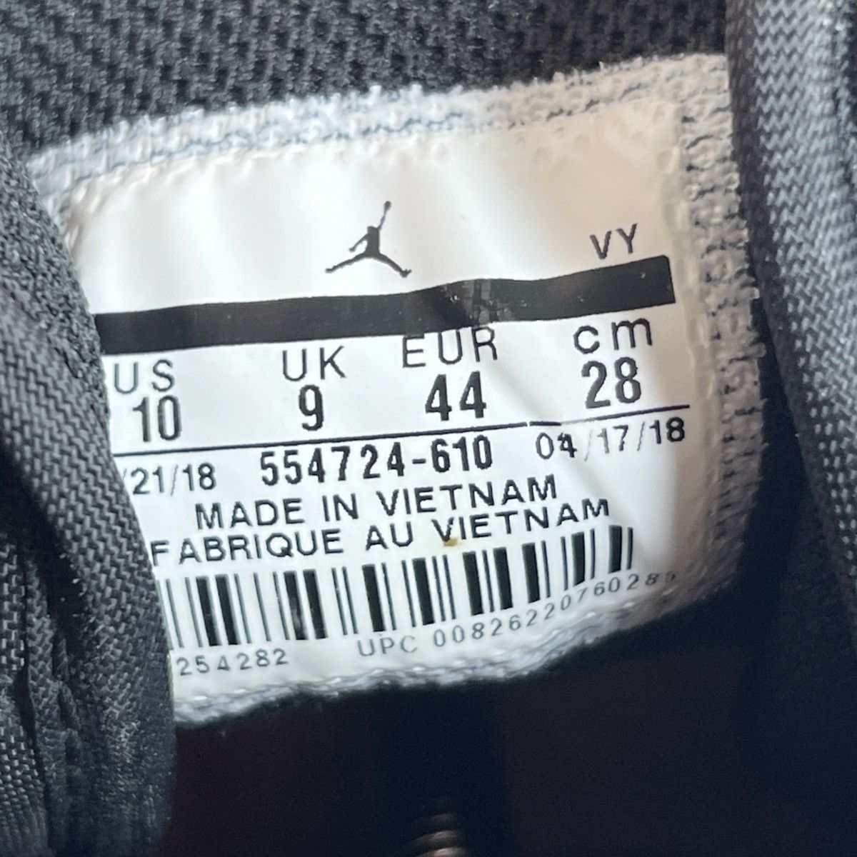 Jordan Brand Nike Air Jordan 1 Bred Black Red High Sneakers Shoes Swoosh Size US 10 / EU 43 - 7 Thumbnail