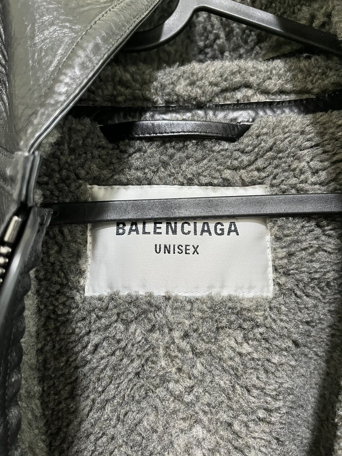 Balenciaga Balenciaga Leather Jacket Hoodie Size XXS / US 00 / IT 34 - 3 Thumbnail