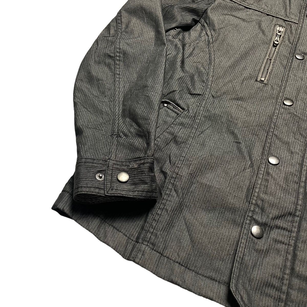 If Six Was Nine × Japanese Brand × Le Grande Bleu (L.G.B.) 🇯🇵 MALE & CO MULTIPOCKET PUNK GOTHIC JACKET Size US M / EU 48-50 / 2 - 5 Thumbnail