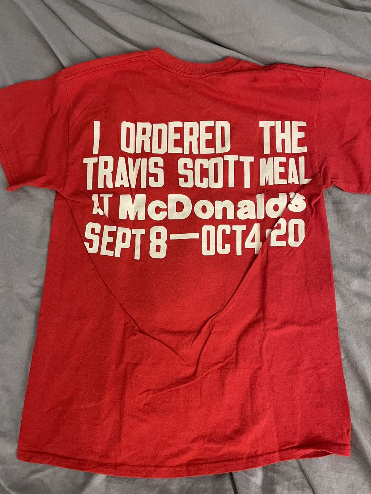 Cactus Plant Flea Market × Travis Scott CACTUS JACK CPFM TRAVIS MCDONALDS RED HAMBURGER SIZE SMALL Size US S / EU 44-46 / 1 - 5 Thumbnail