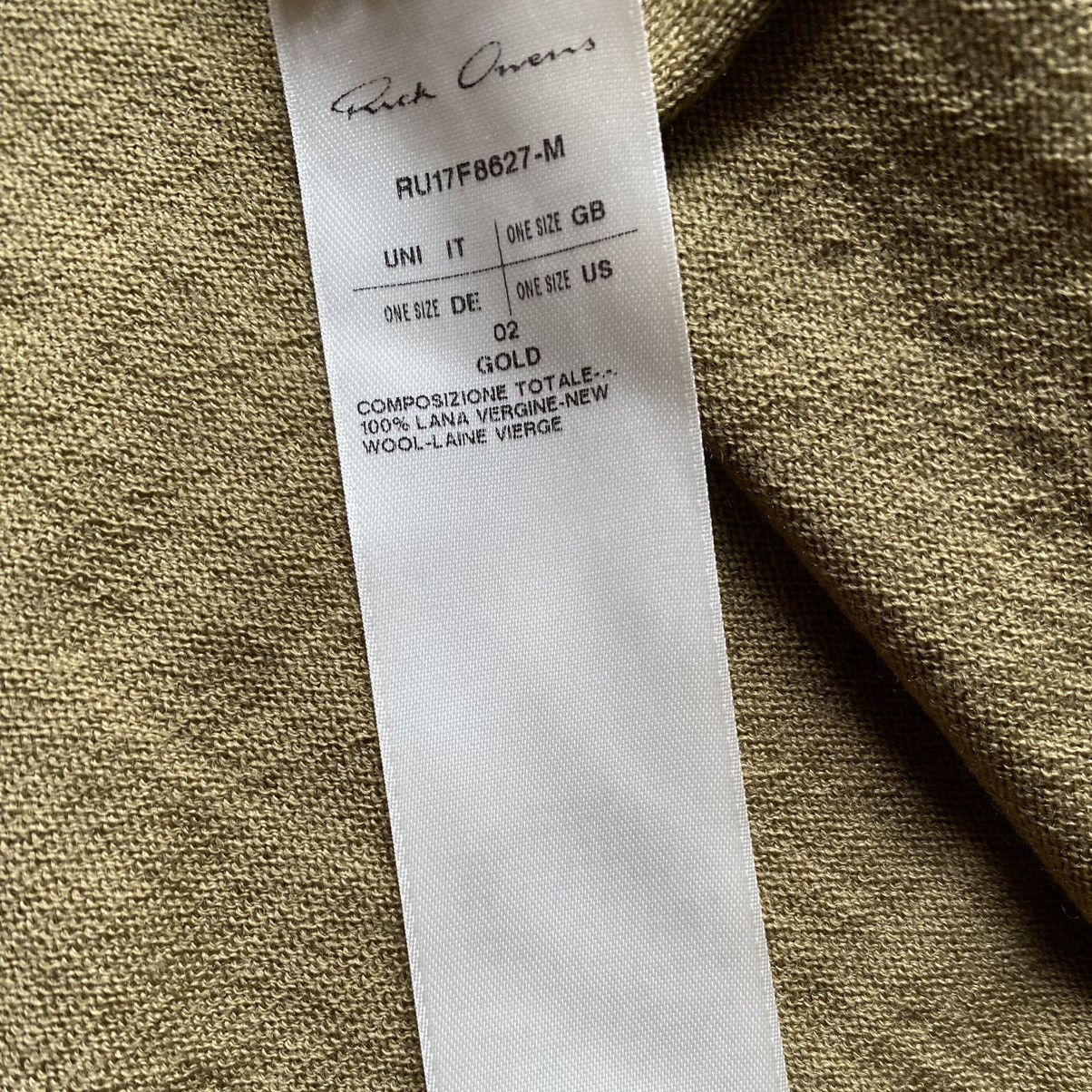 Rick Owens FW17 “Glitter” Gold Sweater Size US M / EU 48-50 / 2 - 4 Thumbnail