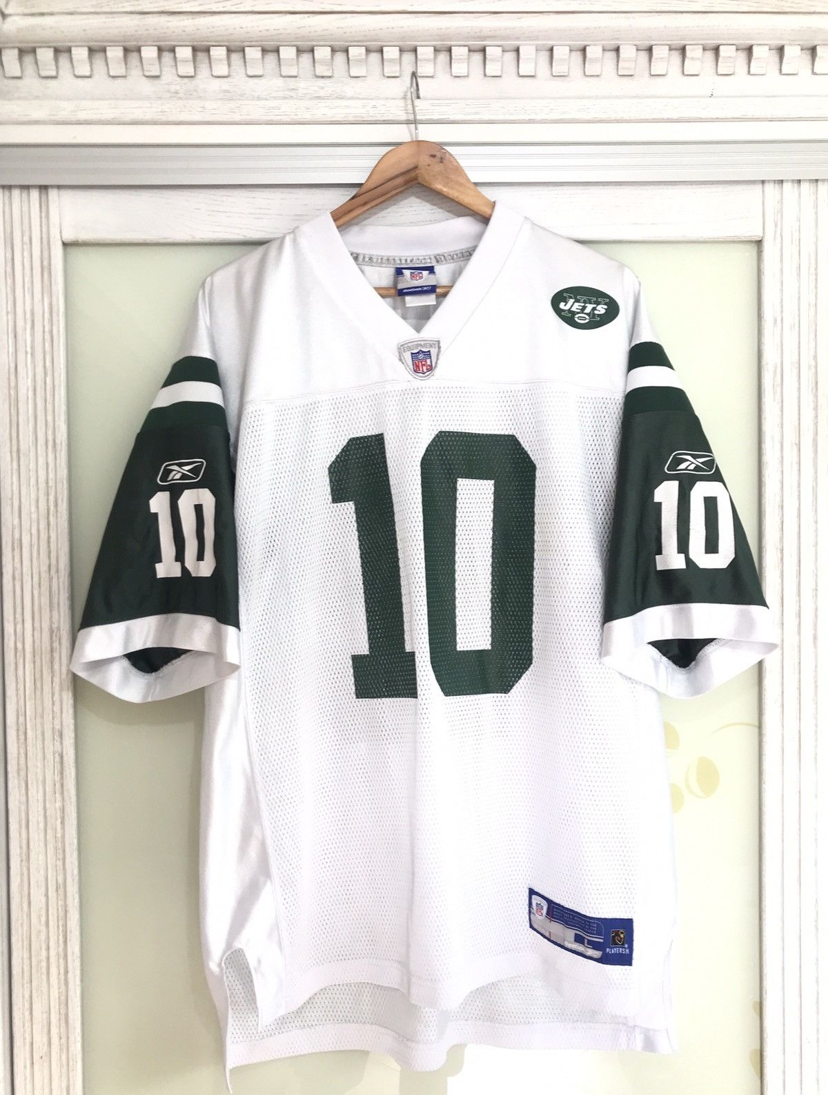 Vintage NY Jets Chad Pennington Jersey Youth XL Home Green NFL Reebok