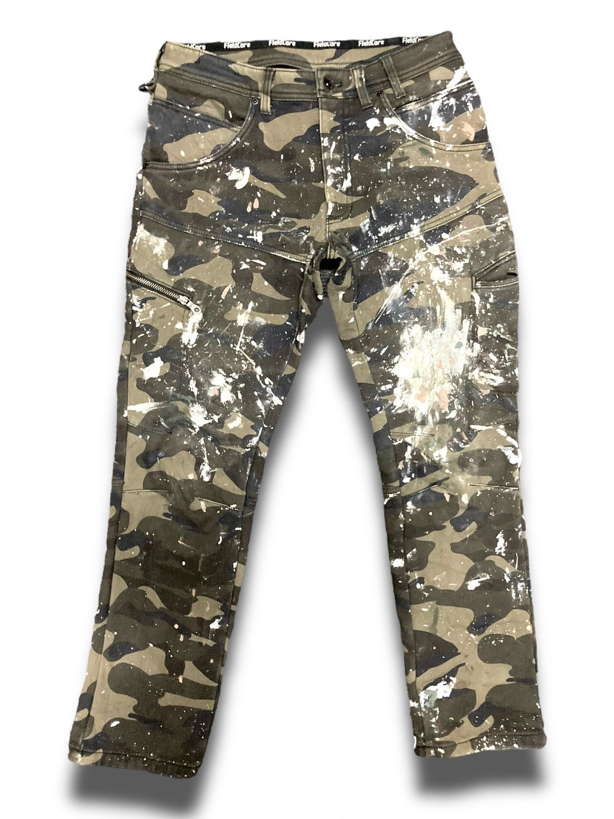 Japanese Brand Vintage Heavy Art Trashed Paint Cargo Size US 30 / EU 46 - 1 Thumbnail