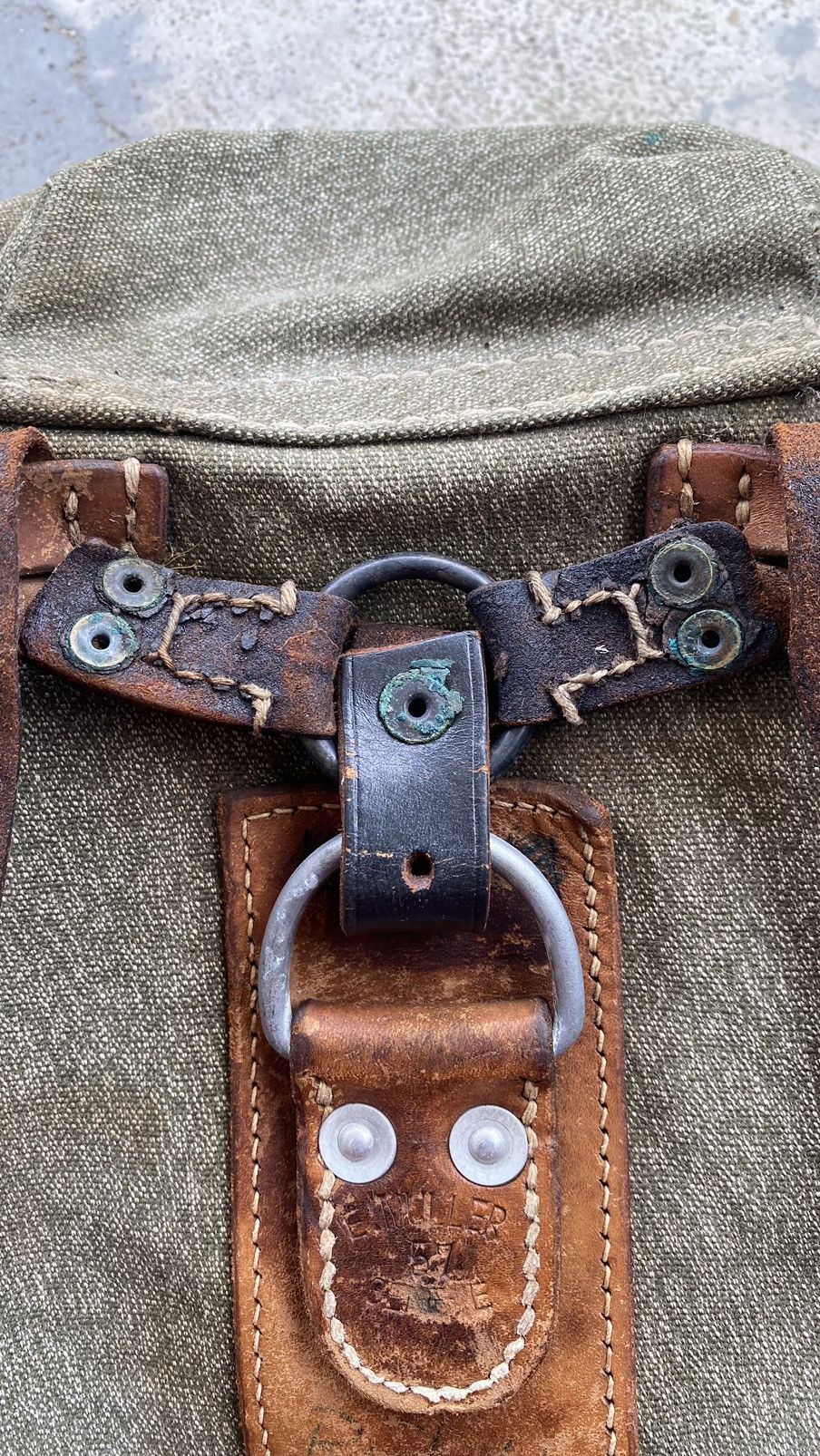 Vintage True Vintage Issue 1957 Rucksack Bag Pack Swiss Army Size ONE SIZE - 7 Thumbnail