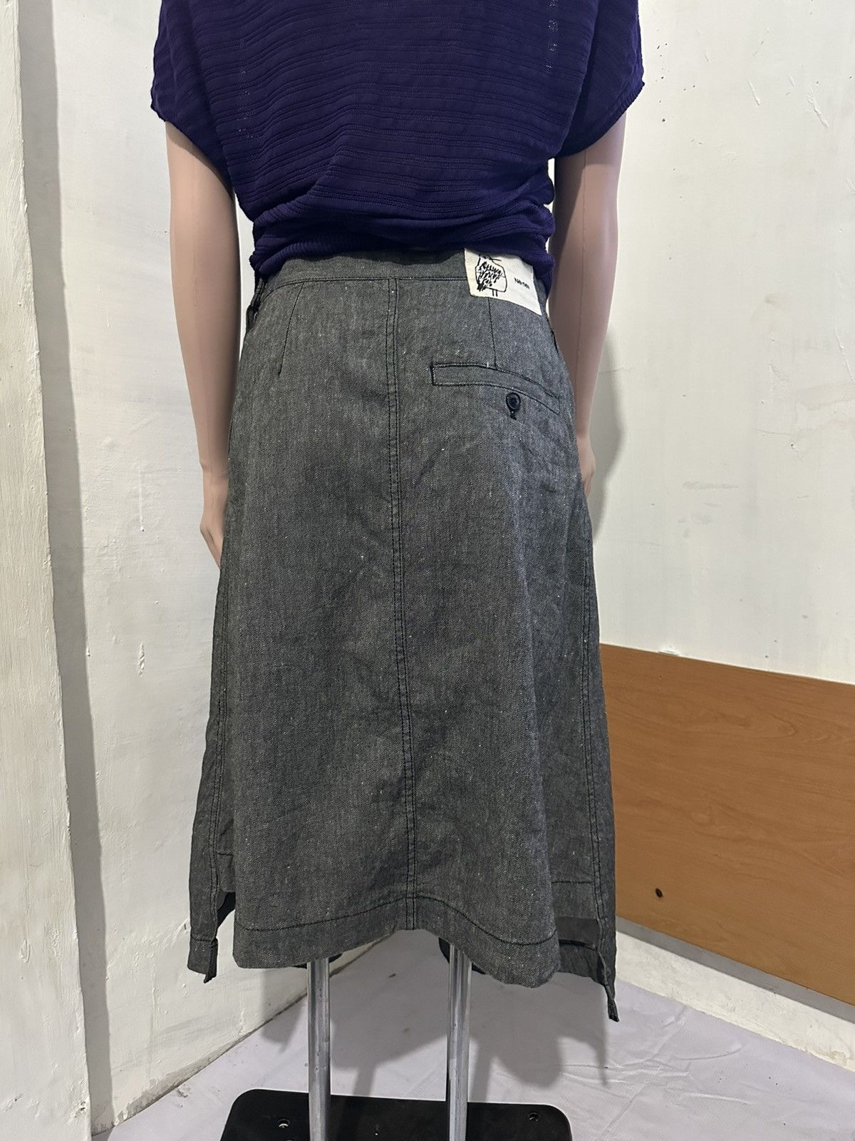 Ne-Net Ne net Issey Miyake Asymmetric Skirt Size 27" / US 4 / IT 40 - 6 Thumbnail