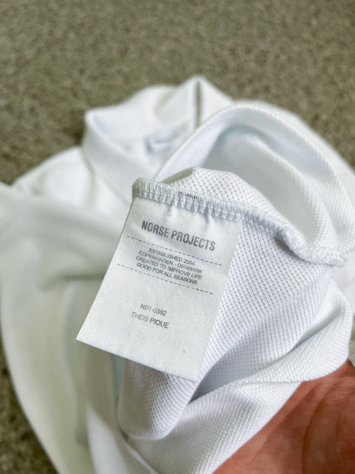 Norse Projects × Vintage NORSE PROJECTS THIES PIQUE MENS POLOS Size US L / EU 52-54 / 3 - 8 Thumbnail
