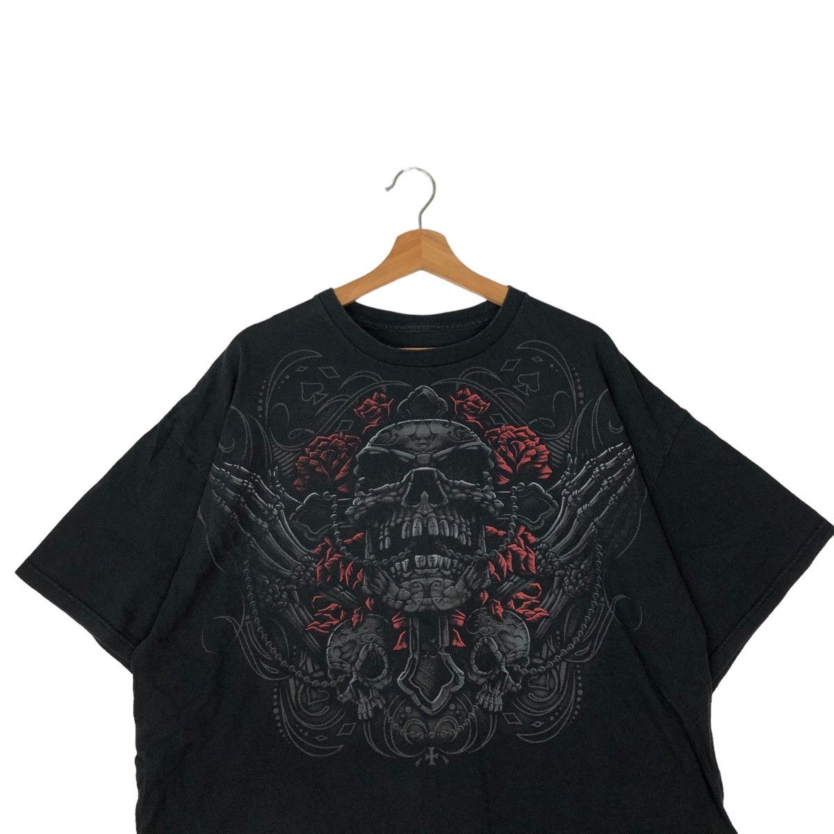 Japanese Brand VINTAGE ROLLIN HARD T-SHIRT BIG LOGO SPELL OUT PUNK DESIGN Size US M / EU 48-50 / 2 - 2 Thumbnail