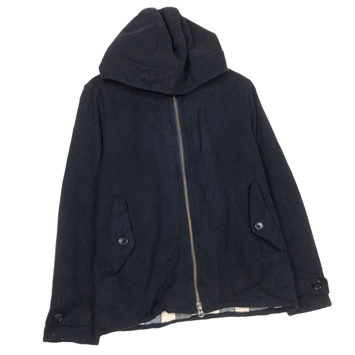 Japanese Brand × Johnbull × KOJIMA GENES 💥JOHNBULL JAPAN WOOL ZIPPER HOODIE JACKET Size US L / EU 52-54 / 3 - 4 Thumbnail