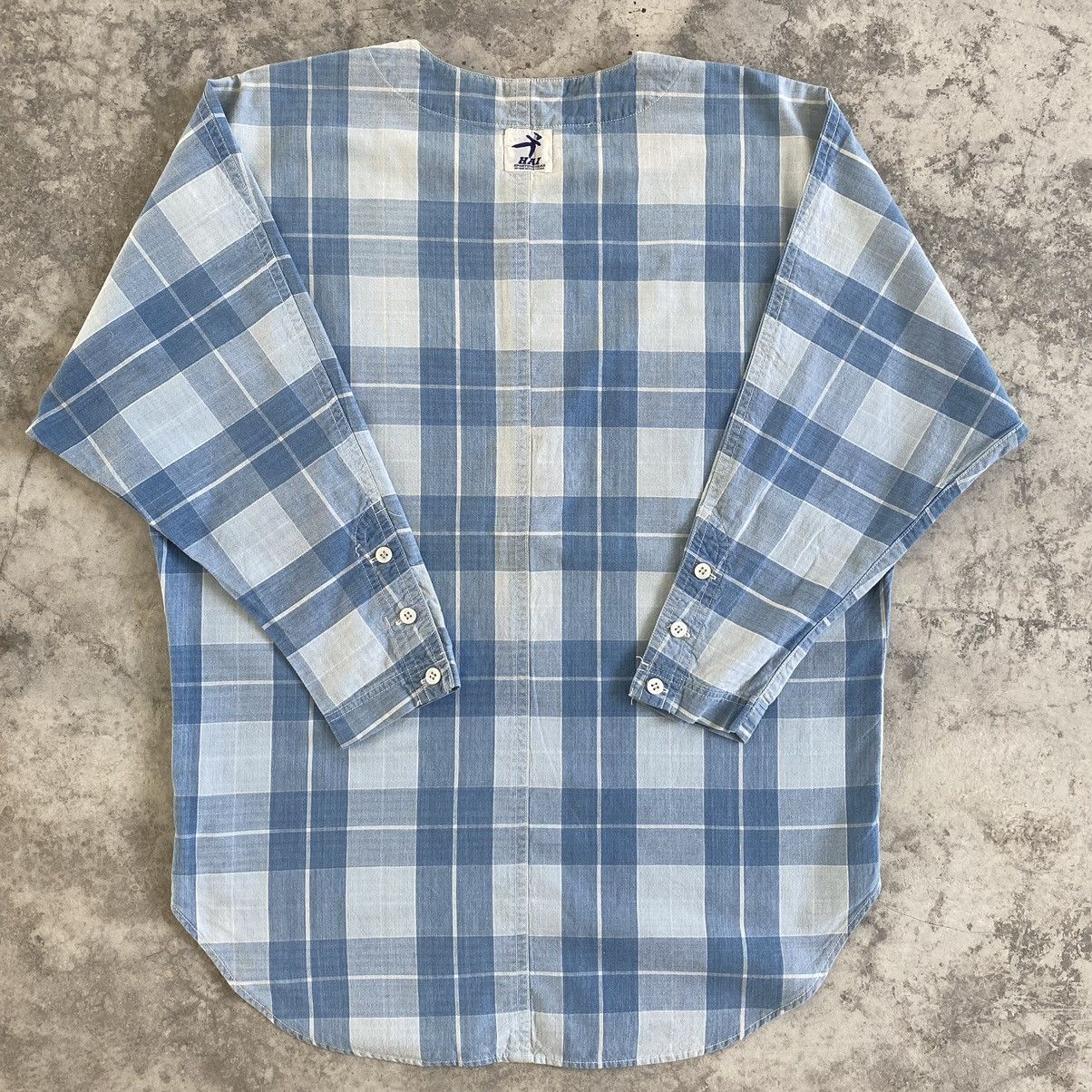 Hai Sporting Gear VTG Hai Sporting Miyake Studio Checker Half Button Shirt Size US M / EU 48-50 / 2 - 15 Thumbnail