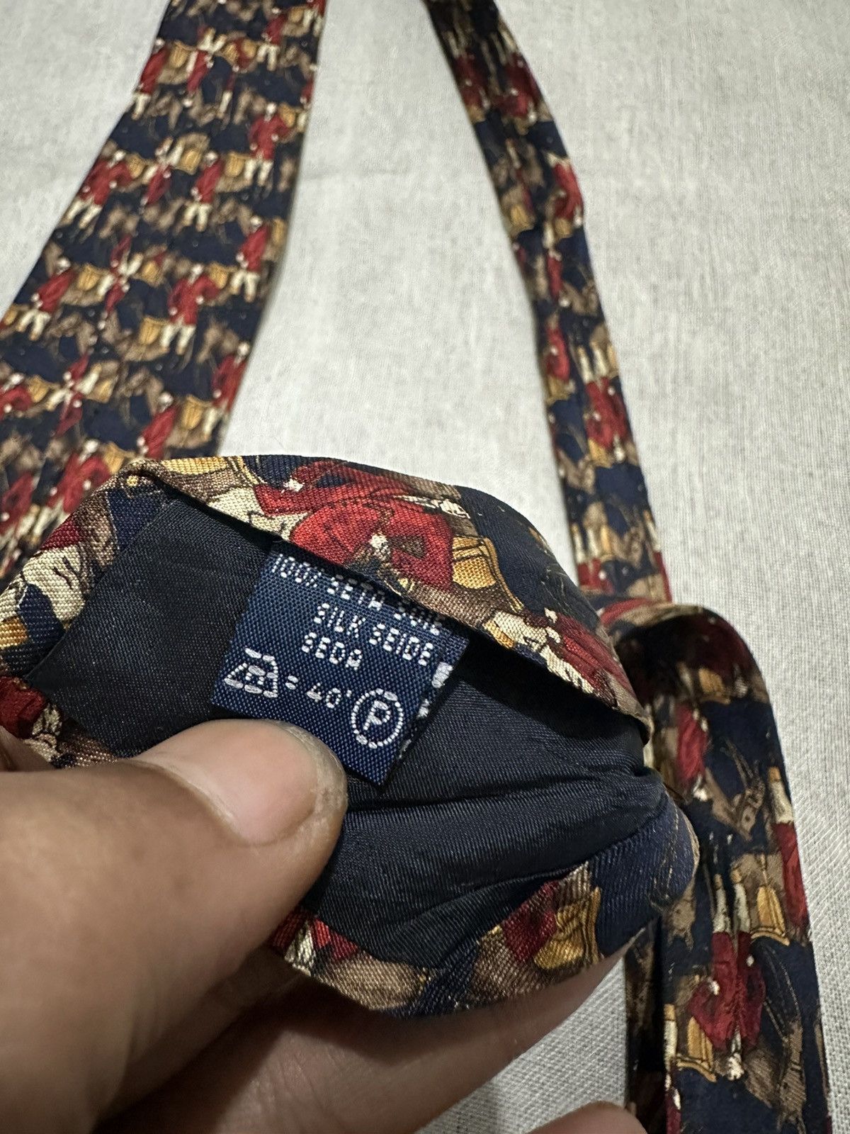 Burberry × Vintage Vintage Burberry Nice Art Tie Size ONE SIZE - 6 Thumbnail