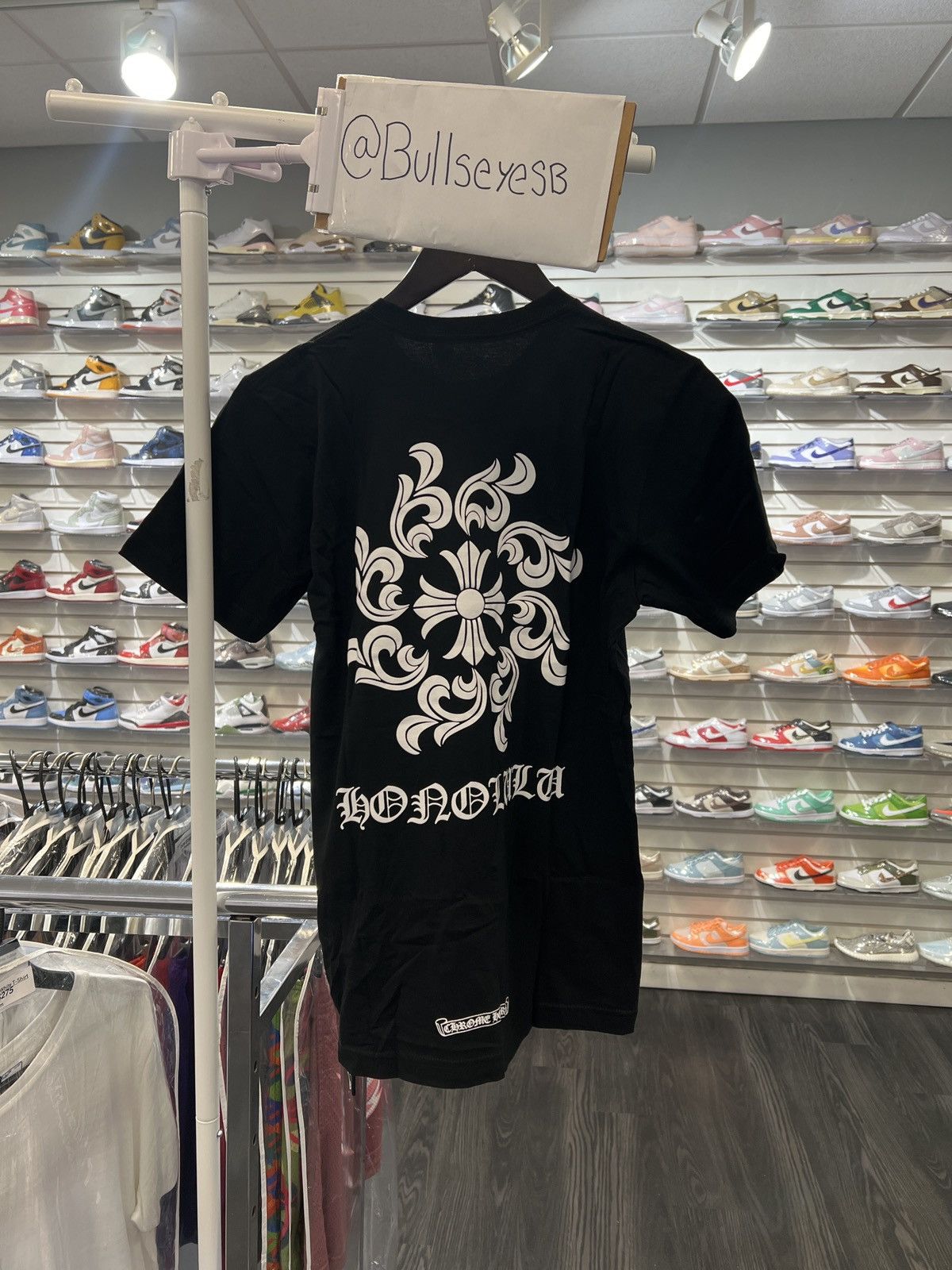 Chrome Hearts Chrome Hearts Honolulu Exclusive Cross Black TShirt