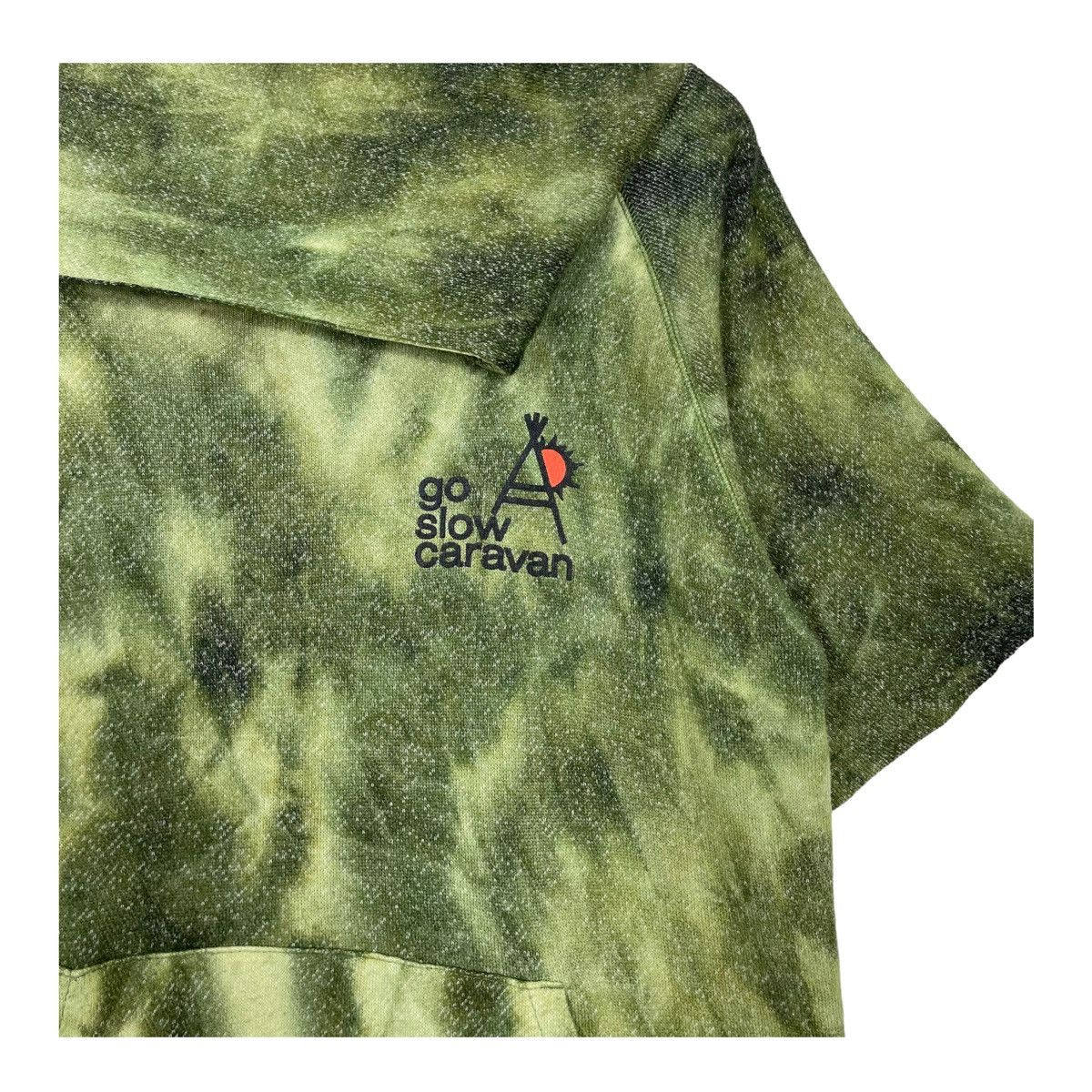 Japanese Brand × go slow caravan 💥GO SLOW CARAVAN TYE DYED HOODIE SHORTSLEEVE PULLOVER Size US M / EU 48-50 / 2 - 5 Thumbnail