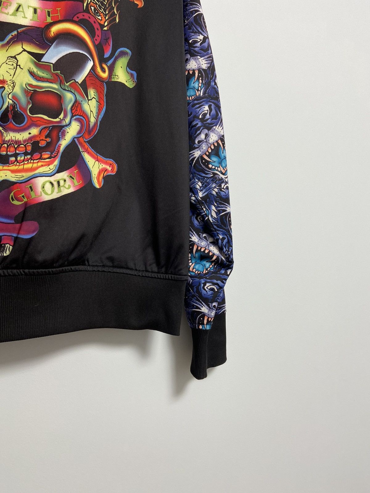 Ed Hardy Vintage Ed Hardy Track Top Jacket Black Logo Size US S / EU 44-46 / 1 - 5 Thumbnail