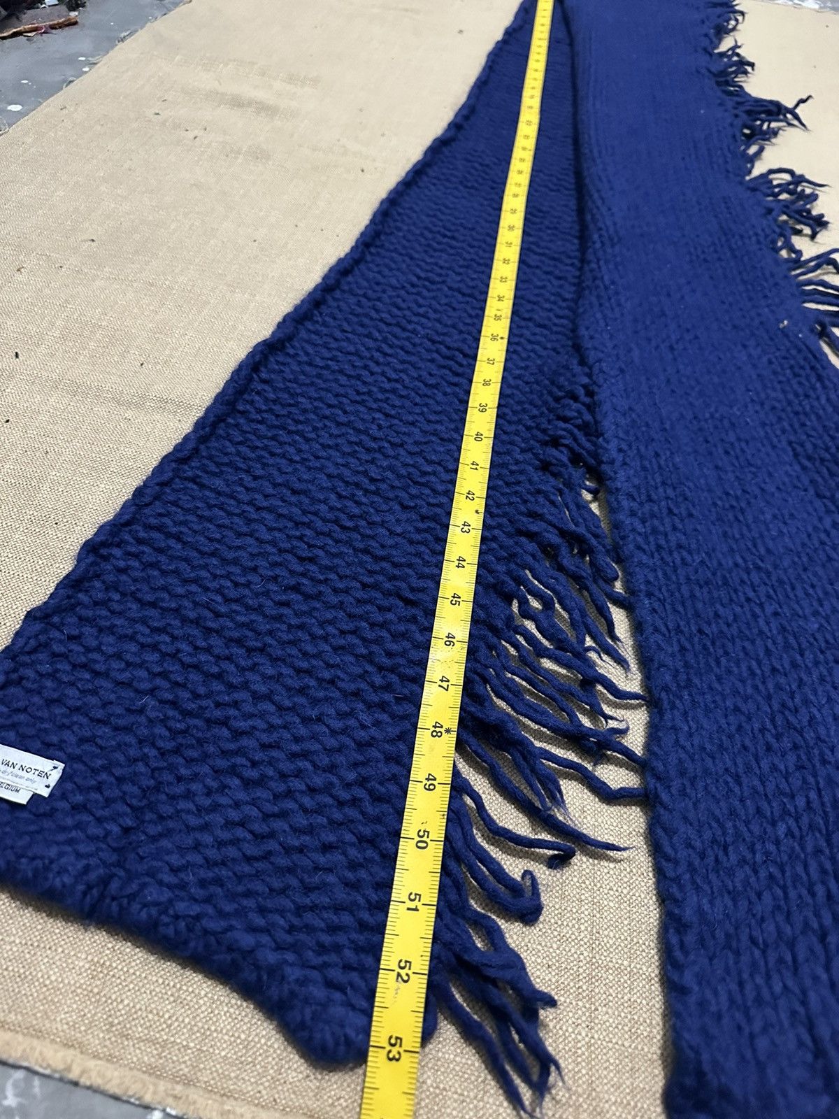Dries Van Noten Dries Van Noten Fringe Wool Scarf Size ONE SIZE - 8 Thumbnail