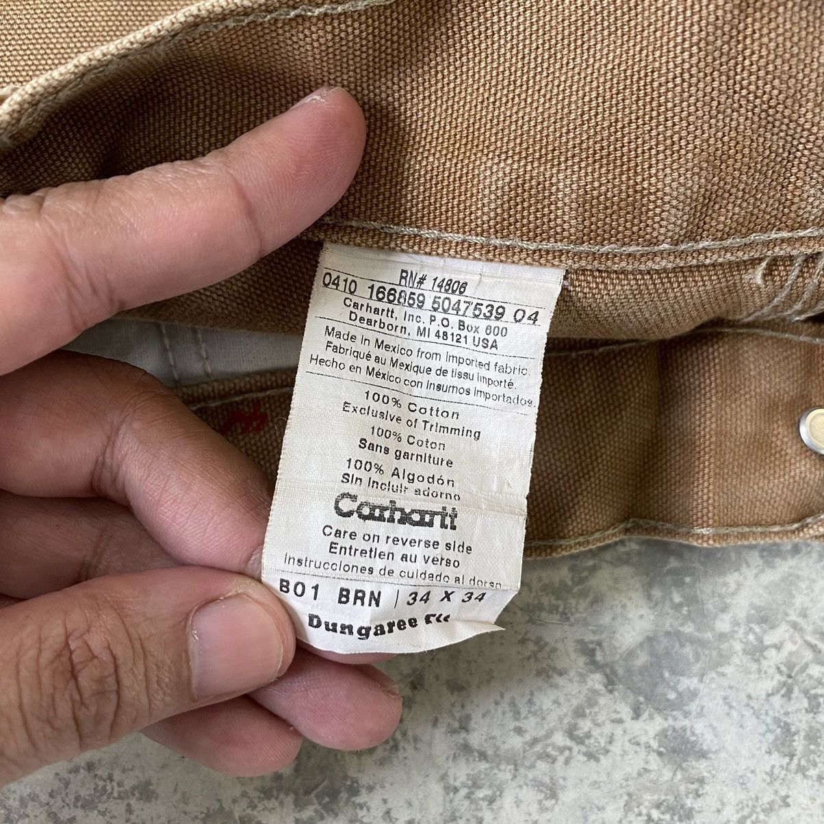 Carhartt Vintage Carhartt Double Knee Dirty Carpenter Pants Size US 34 / EU 50 - 19 Thumbnail