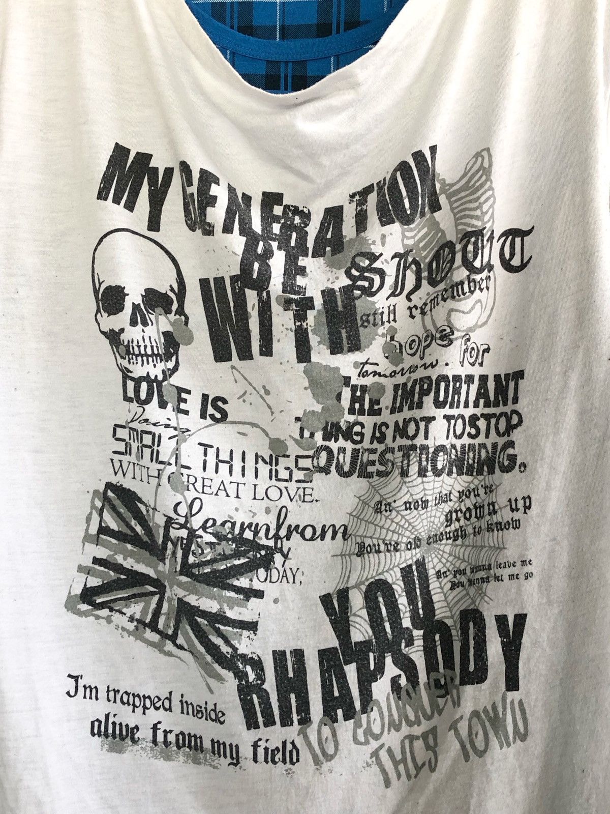 Beauty Beast Seditionaries Notalone Skull Spider Poem Double Layered Size US M / EU 48-50 / 2 - 3 Thumbnail