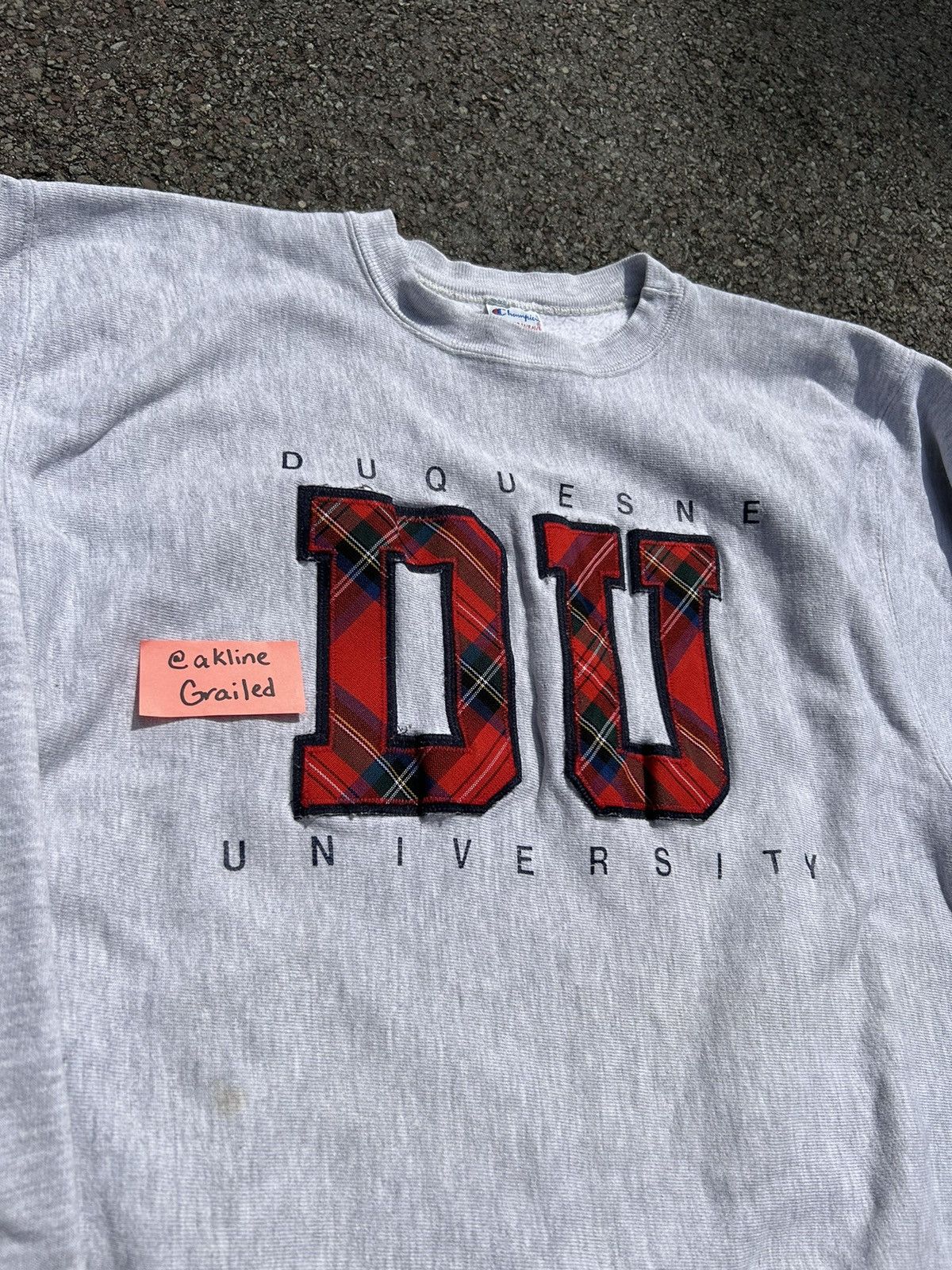 Champion 90s Champion reverse weave Duquesne university sweatshirt Size US XXL / EU 58 / 5 - 3 Thumbnail