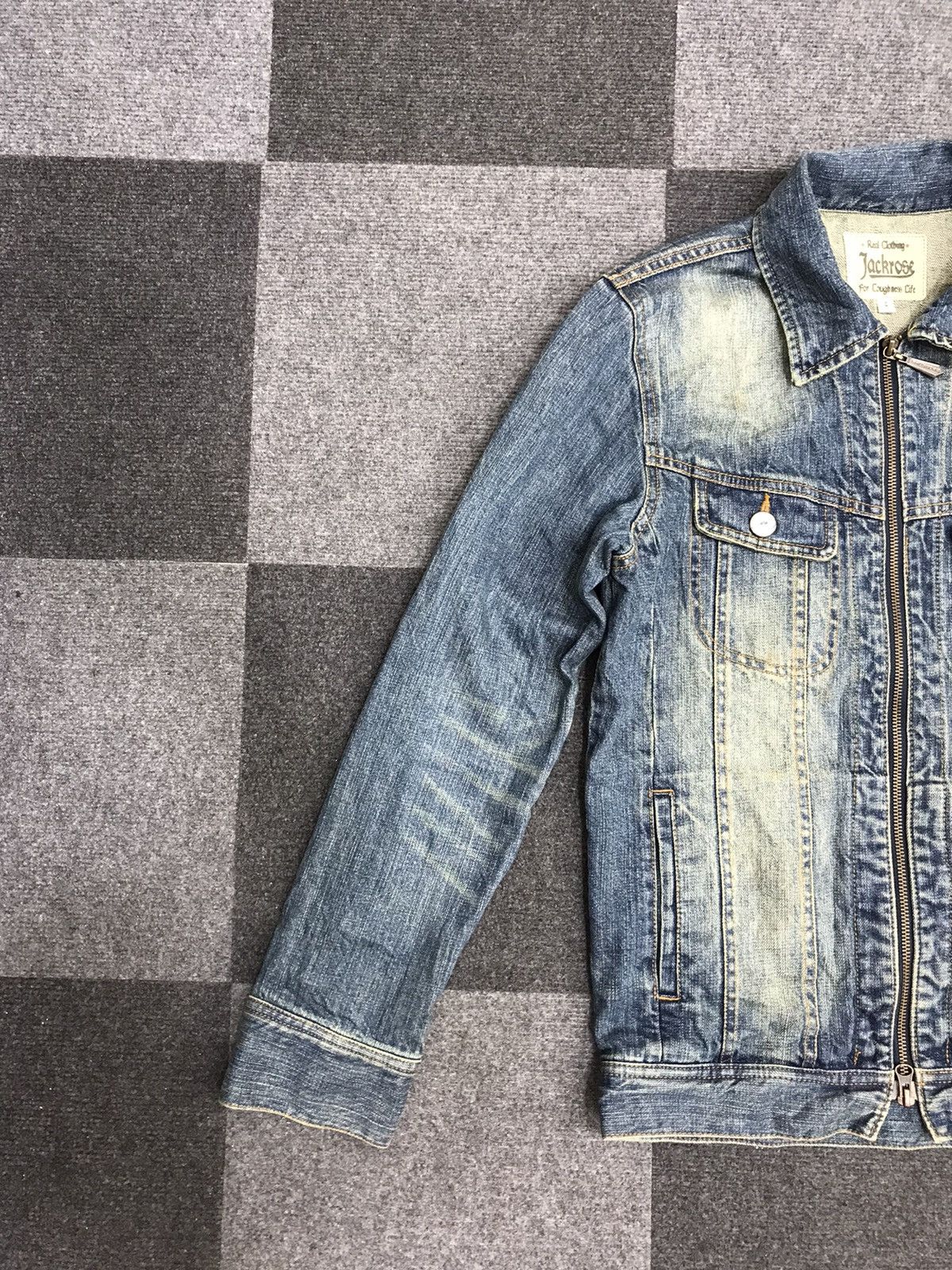 JACKROSE JackRose Japan Zipper Denim Jacket Size US XS / EU 42 / 0 - 3 Thumbnail
