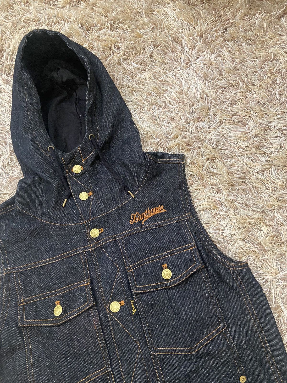 Japanese Brand Xanthous Denim Blue Stylish Jacket Size M / US 6-8 / IT 42-44 - 3 Thumbnail