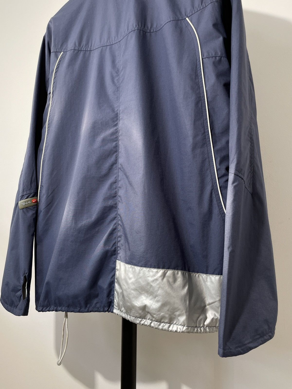 Nike × Vintage Vintage 90s Nike TN+ Center Swoosh Chrome Jacket Size US M / EU 48-50 / 2 - 18 Thumbnail