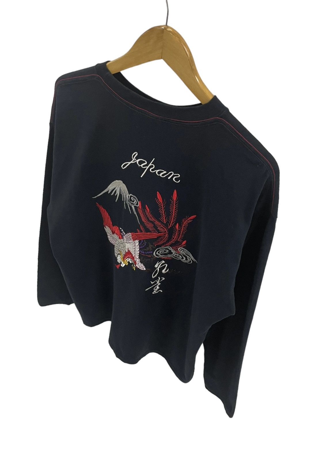 Japanese Brand Vintage Sukajan Souvenir Embroidery Logo Long Sleeves Size US M / EU 48-50 / 2 - 4 Thumbnail